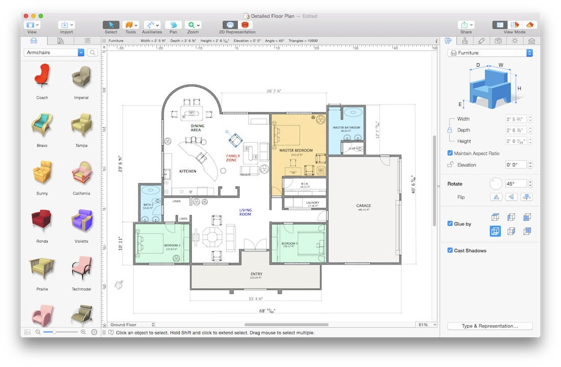 mac powerpoint floor plan template